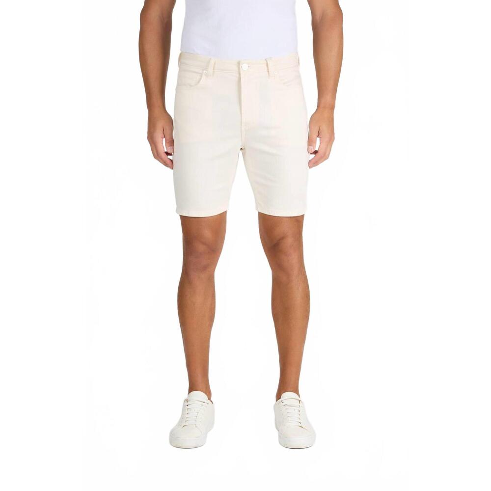 NEW MONFRERE brando slim fit short in vintage blanc